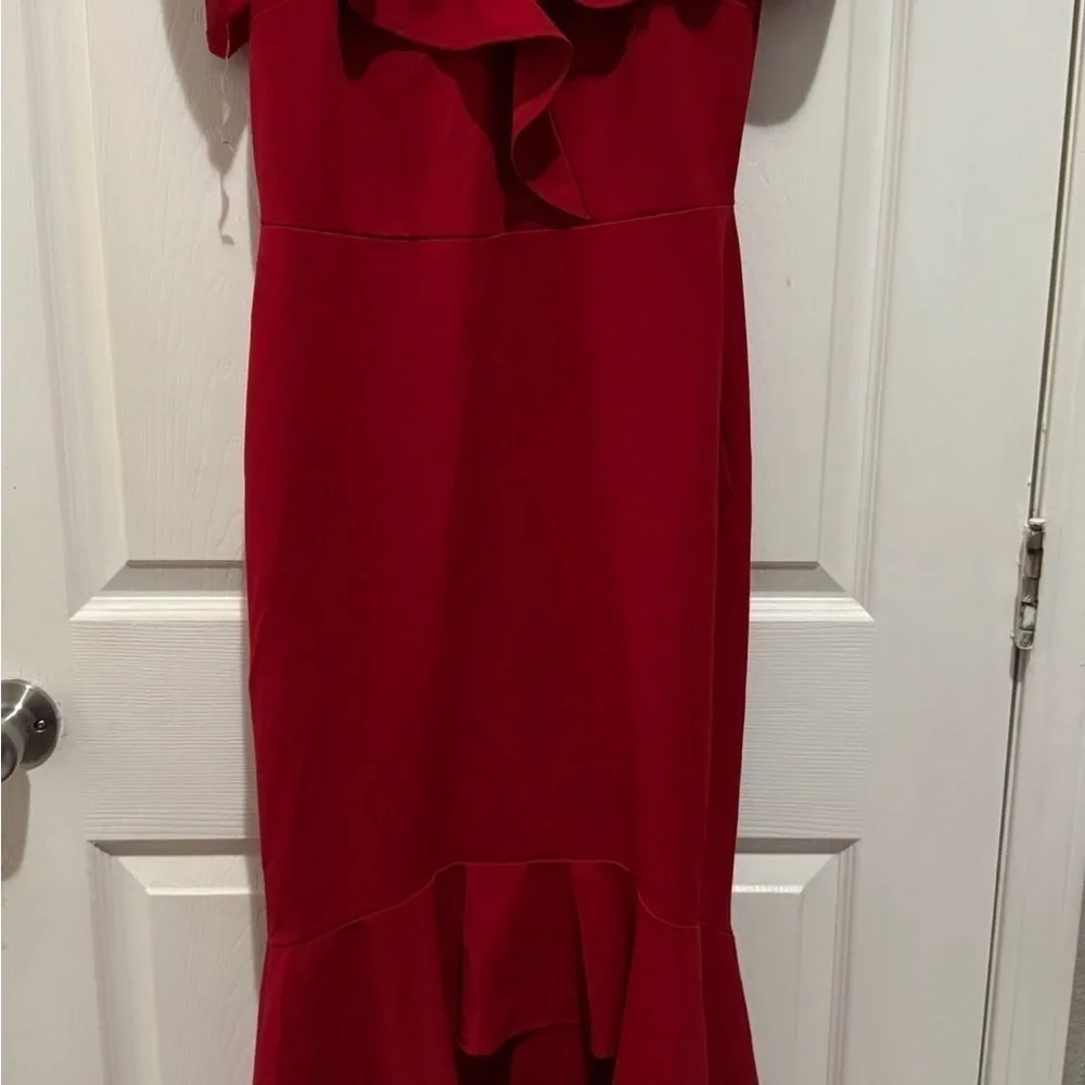 Red dress
